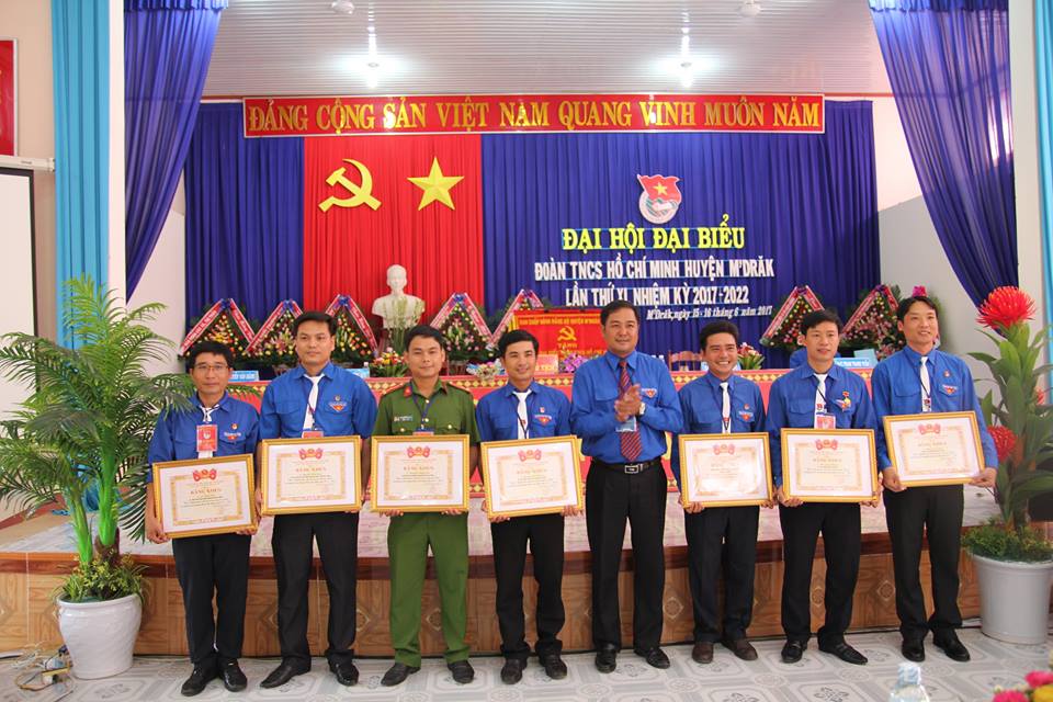 Đại hội đại biểu Đoàn TNCS Hồ Chí Minh huyện M’Drăk lần thứ XI, nhiệm kỳ 2017 – 2022 